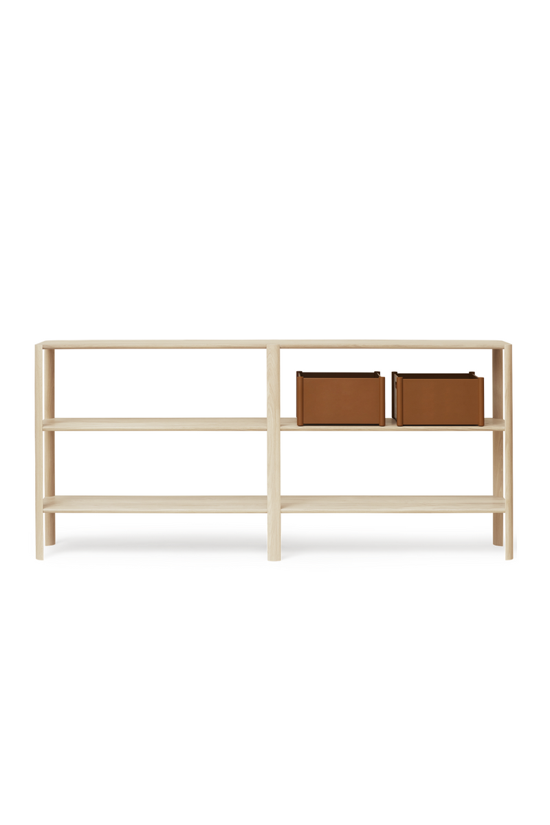 White Oak 2x3 Wall Shelf | Form & Refine Leaf | Woodfurniture.com