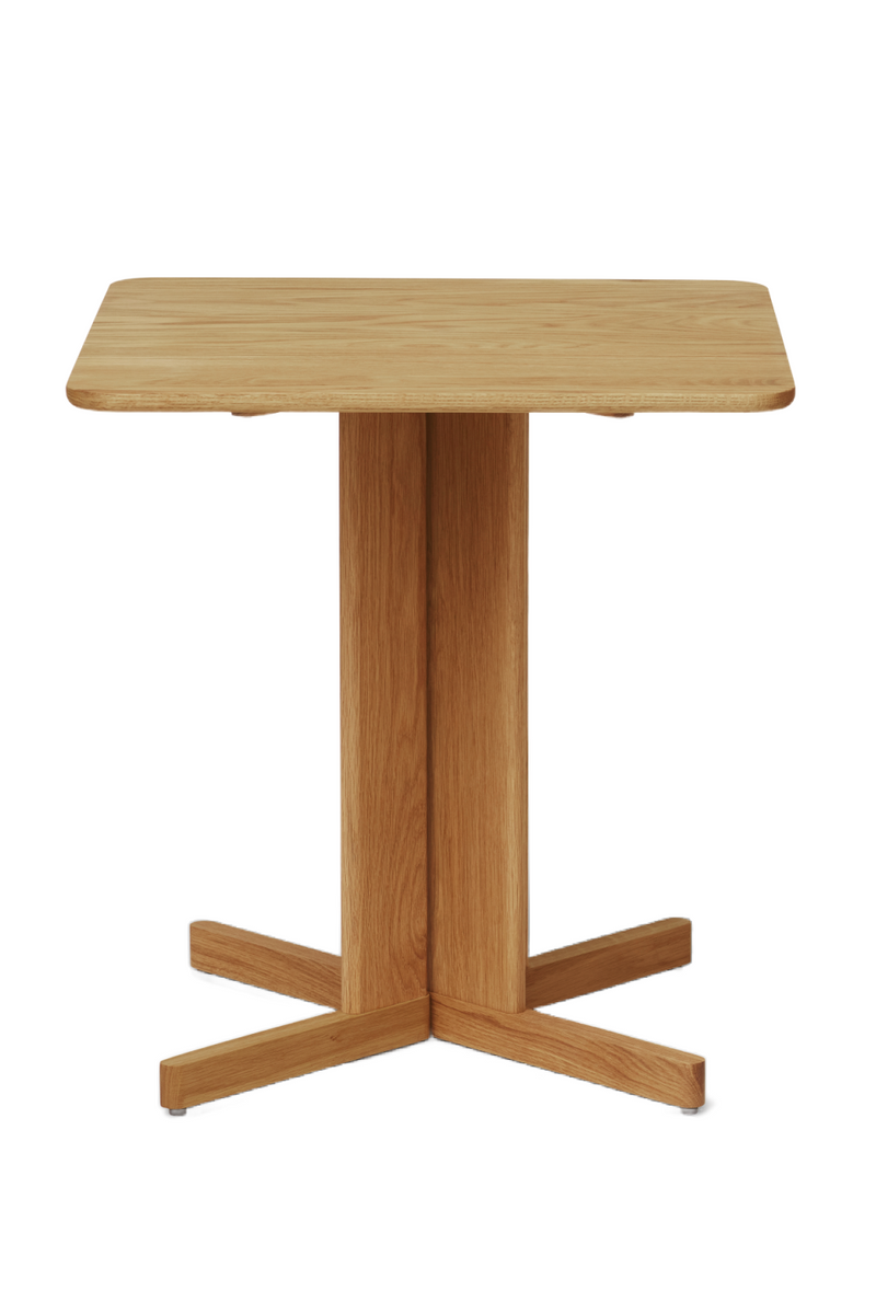 Oiled Oak Square Table | Form & Refine Quatrefoil Table | Woodfurniture.com