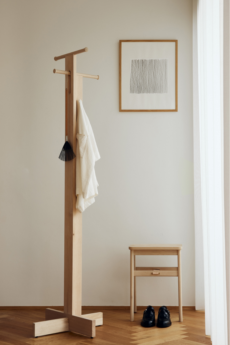 White Oak Coat Stand | Form & Refine Foyer | Woodfurniture.com