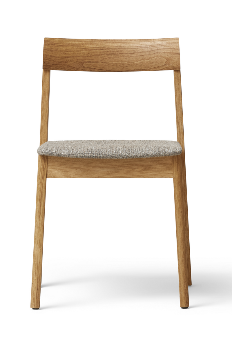Upholstered Seat Oak Dining Chair | Form & Refine Blueprint | Woodfurniture.com