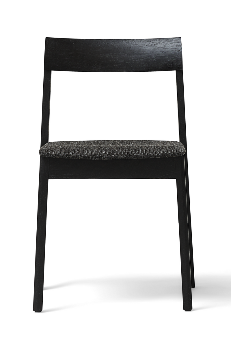 Upholstered Seat Black Dining Chair | Form & Refine Blueprint | Woodfurniture.com