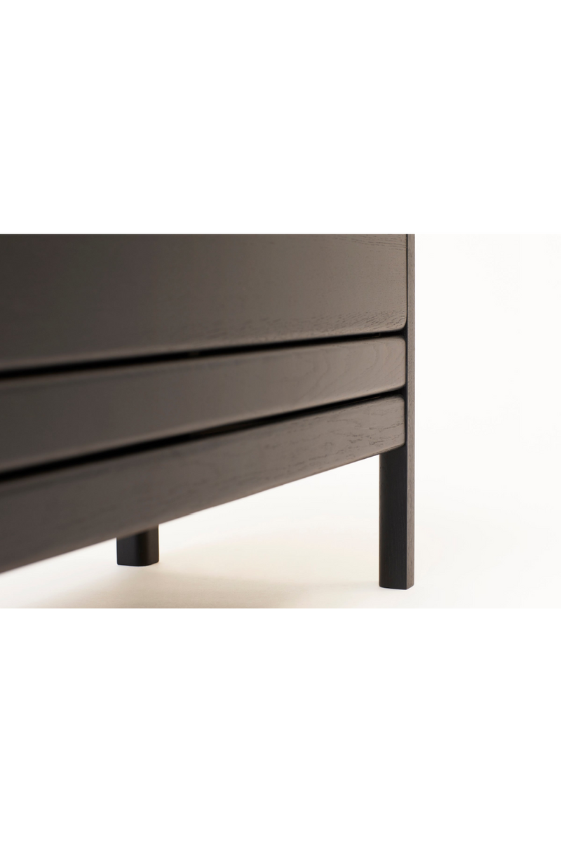 Black Oak Storage Bench L | Form & Refine A Line | Woodfurniture.com