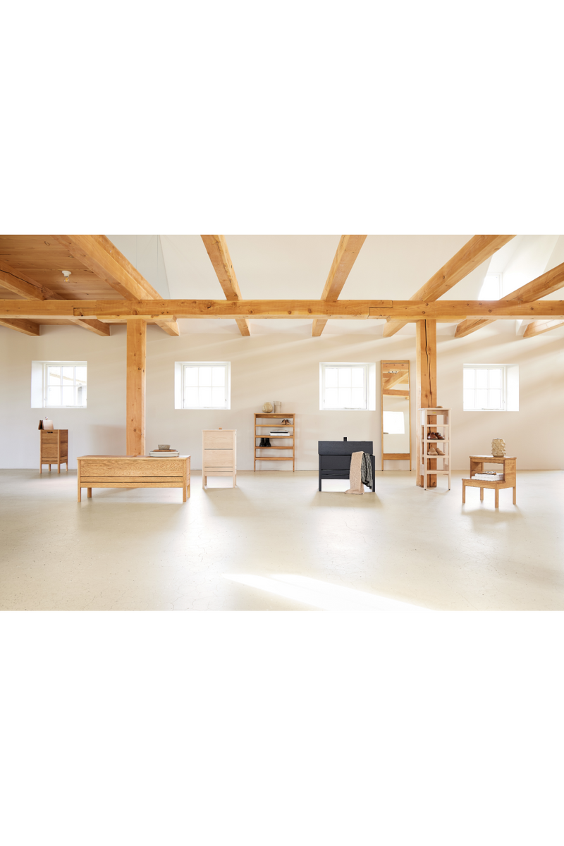 White Oak Storage Bench L | Form & Refine A Line | Woodfurniture.com