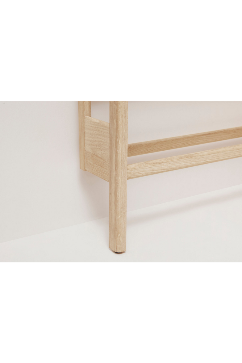 White Oak Shoe Rack L | Form & Refine A Line | Woodfurniture.com