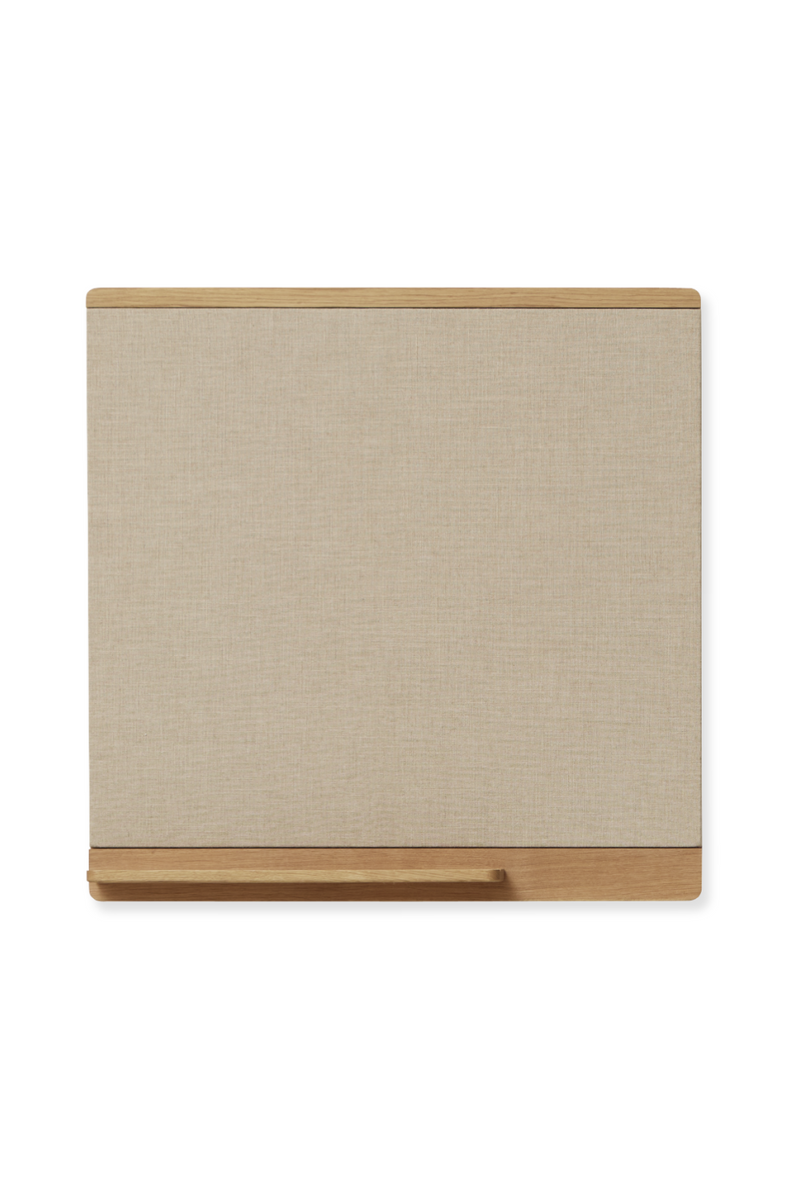 Oiled Oak Pinboard | Form & Refine Rim | Woodfurniture.com