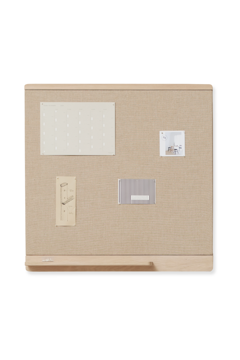 White Oak Pinboard | Form & Refine Rim | Woodfurniture.com