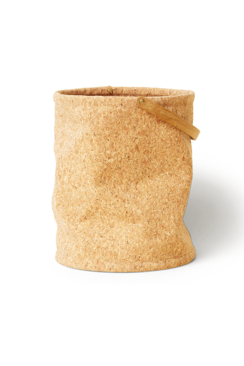 Multi-Functional Cork Paper Bin | Form & Refine Nest | Woodfurniture.com