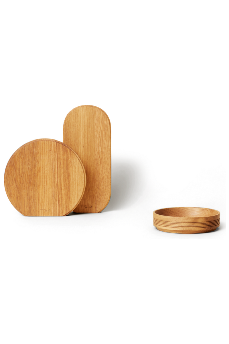 Solid Oak Bowl L | Form & Refine Section | Woodfurniture.com