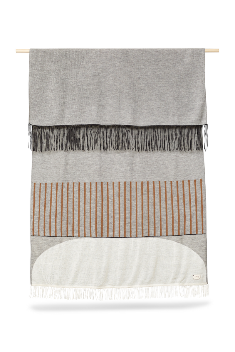Pattern Gray Wool Plaid | Form & Refine Aymara | Woodfurniture.com