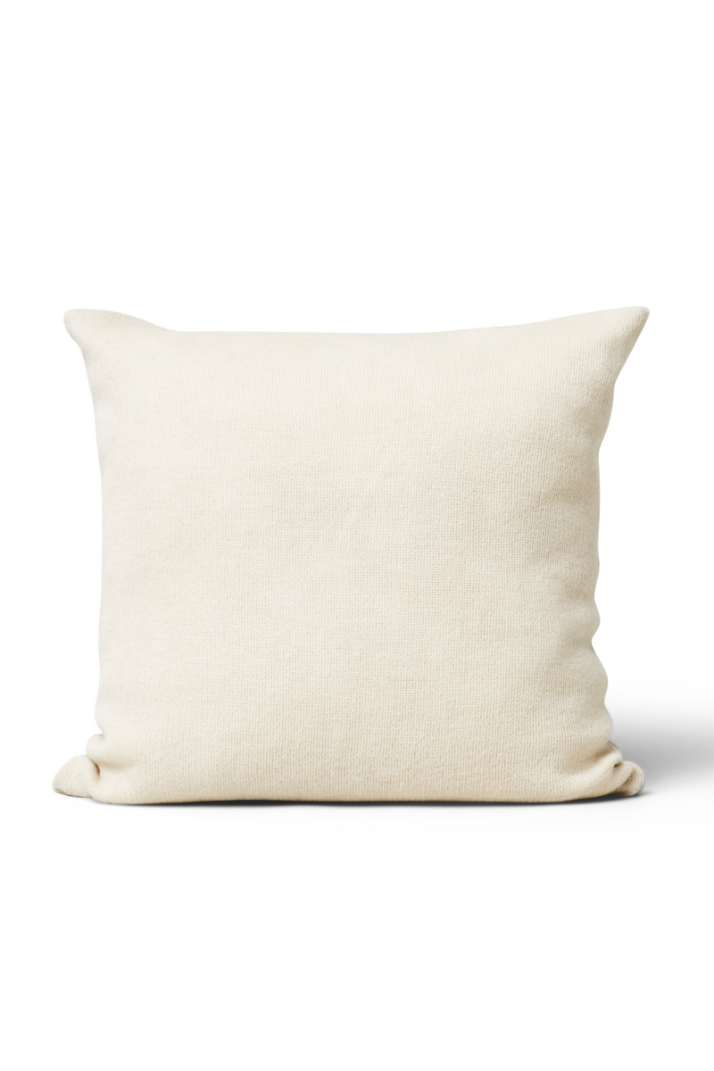 Pattern Gray Wool Square Pillow | Form & Refine Aymara | Woodfurniture.com