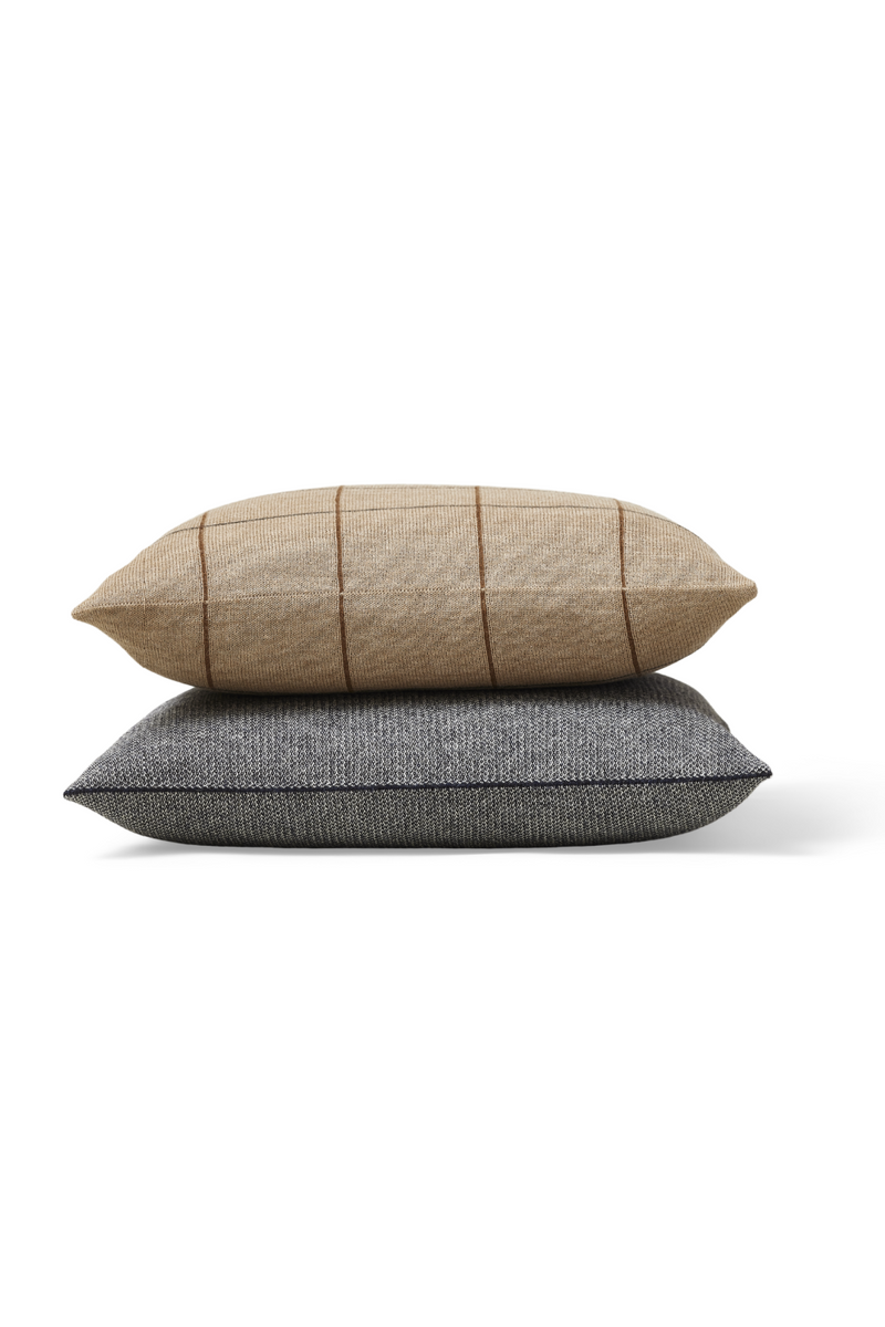 Gray Alpaca Wool Cushion | Form & Refine Aymara | Woodfurniture.com