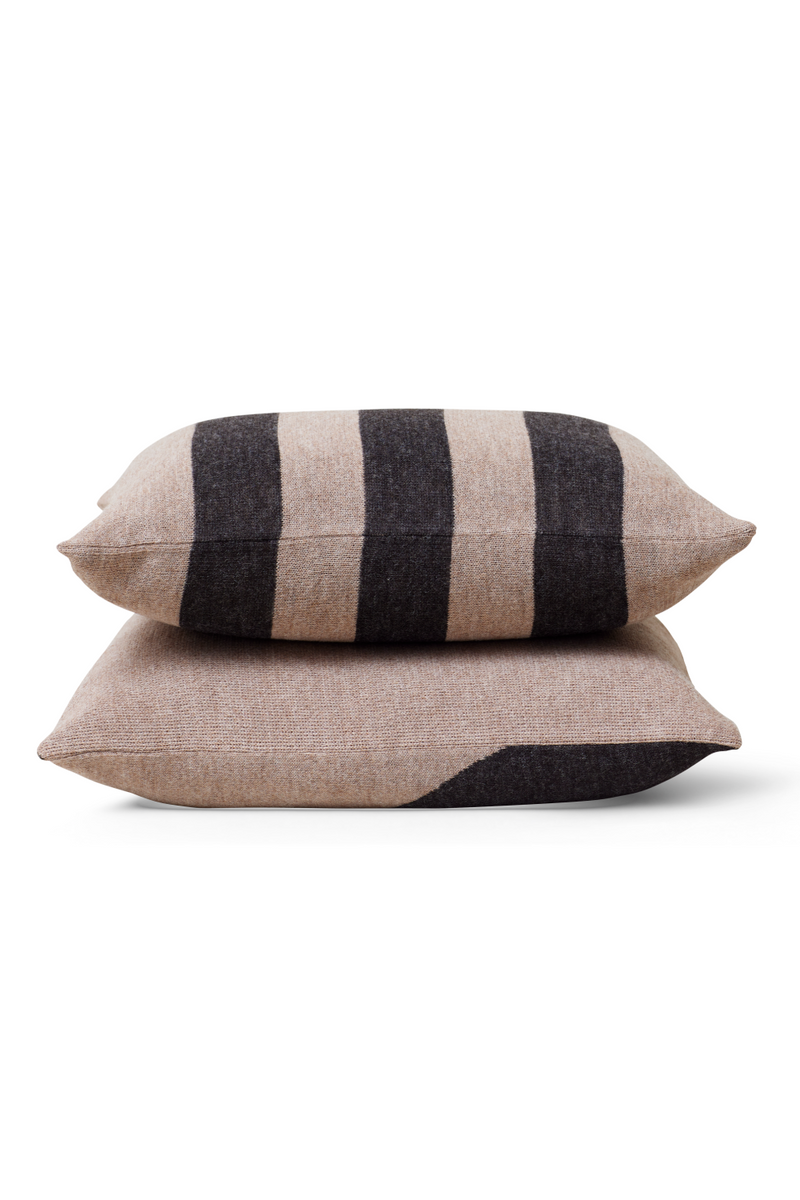 Brown Wool Square Pillow | Form & Refine Aymara | Woodfurniture.com