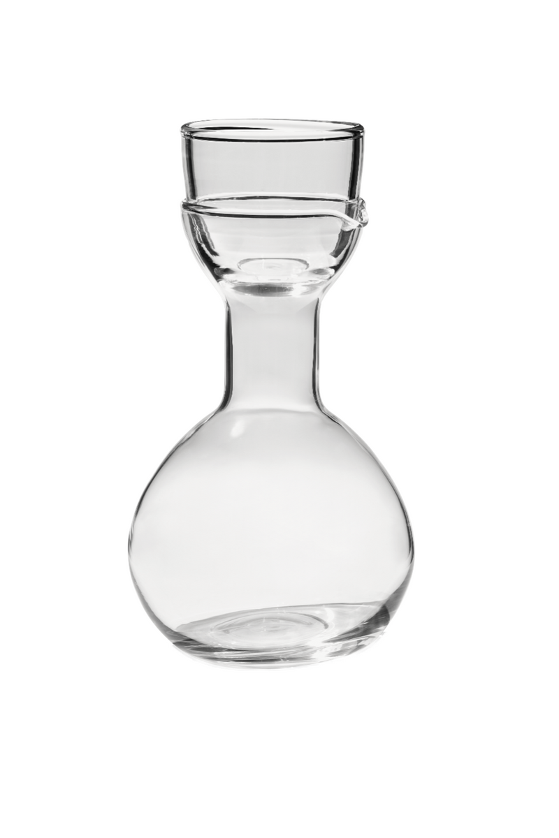 Clear Carafe With Glass | Form & Refine Pinho | Woodfurniture.com