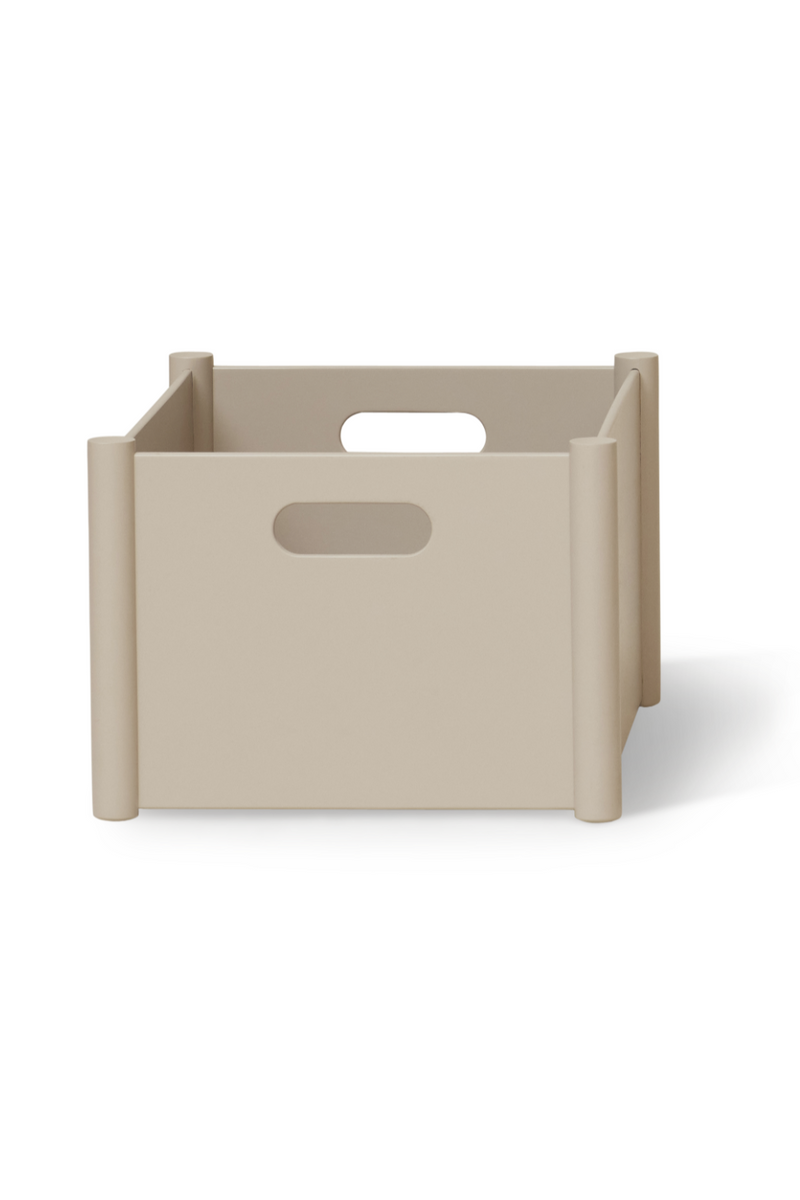 Gray Beech Storage Box M | Form & Refine Pillar | Woodfurniture.com