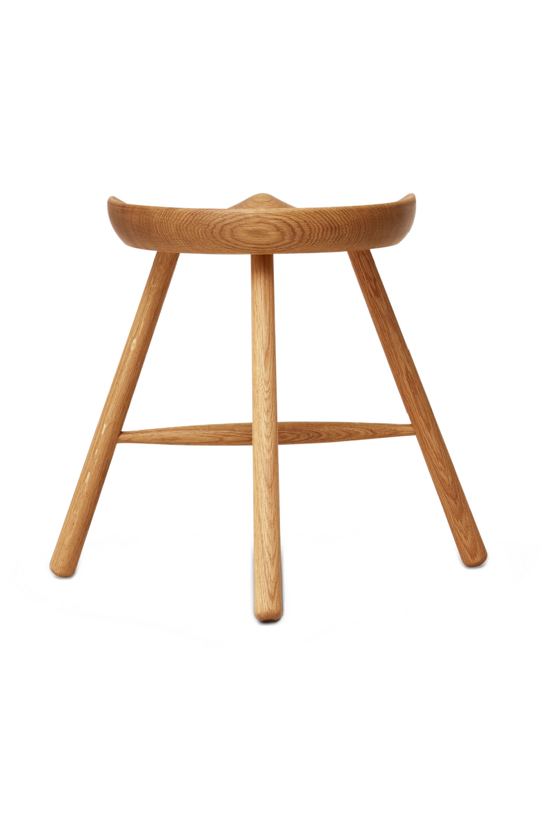 Oiled Oak Accent Stool | Form & Refine Shoemaker Chair™ | Woodfurniture.com