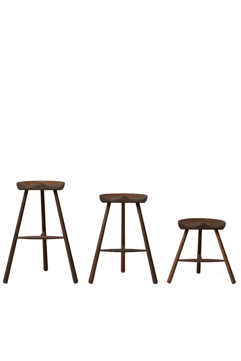 Smoked Oak Accent Stool | Form & Refine Shoemaker Chair™ | Woodfurniture.com