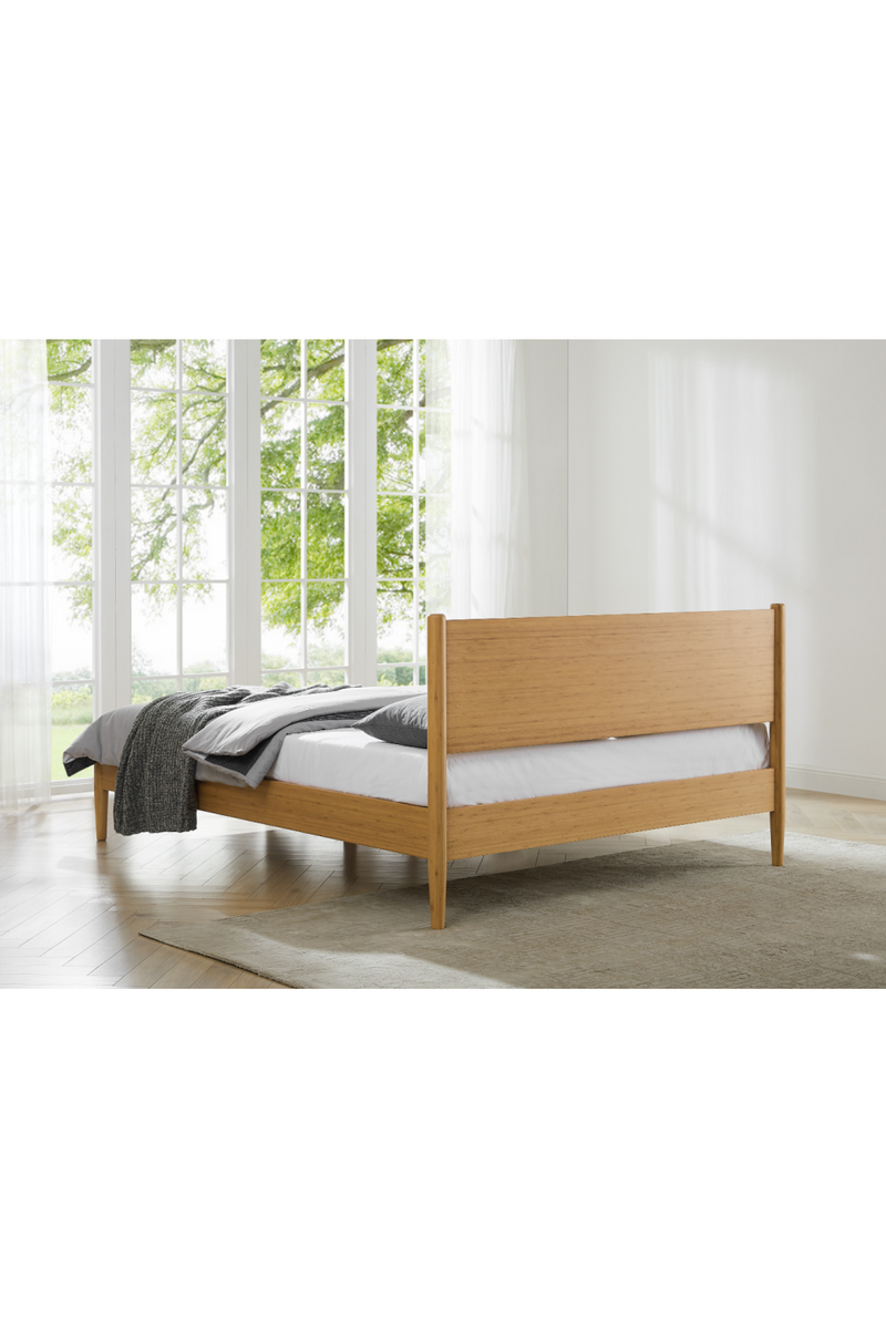 Retro-Inspired Bamboo Platform Bed | Greenington Ria | Woodfurniture.com