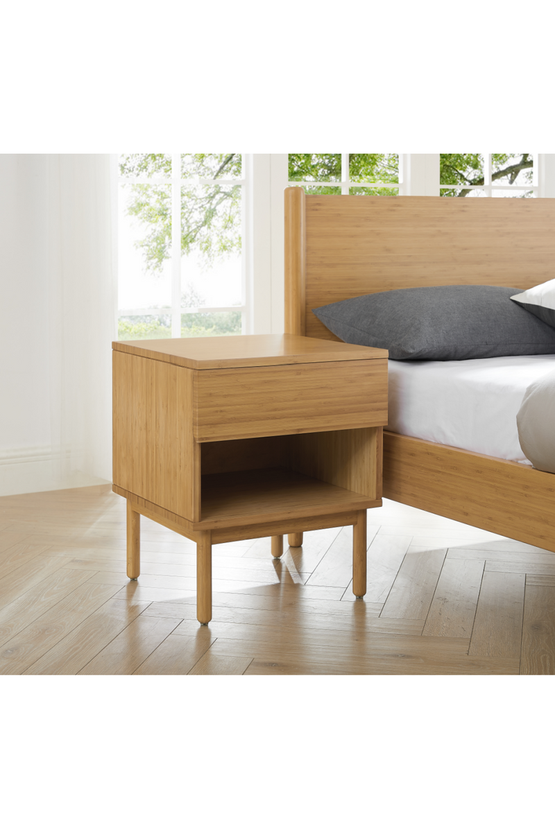 1-Drawer Bamboo Nightstand | Greenington Ria | Oroatrade.com