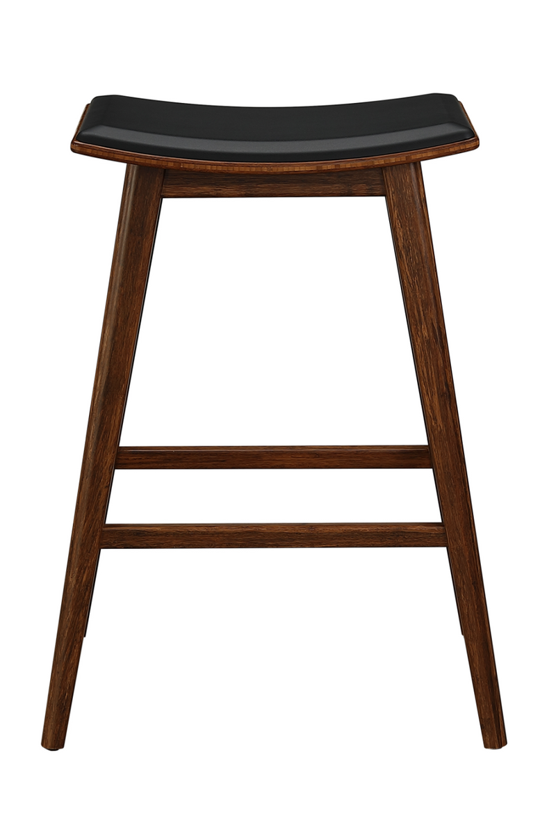 Exotic Bamboo Molded Counter Stools (2) | Greenington Terra | Woodfurniture.com