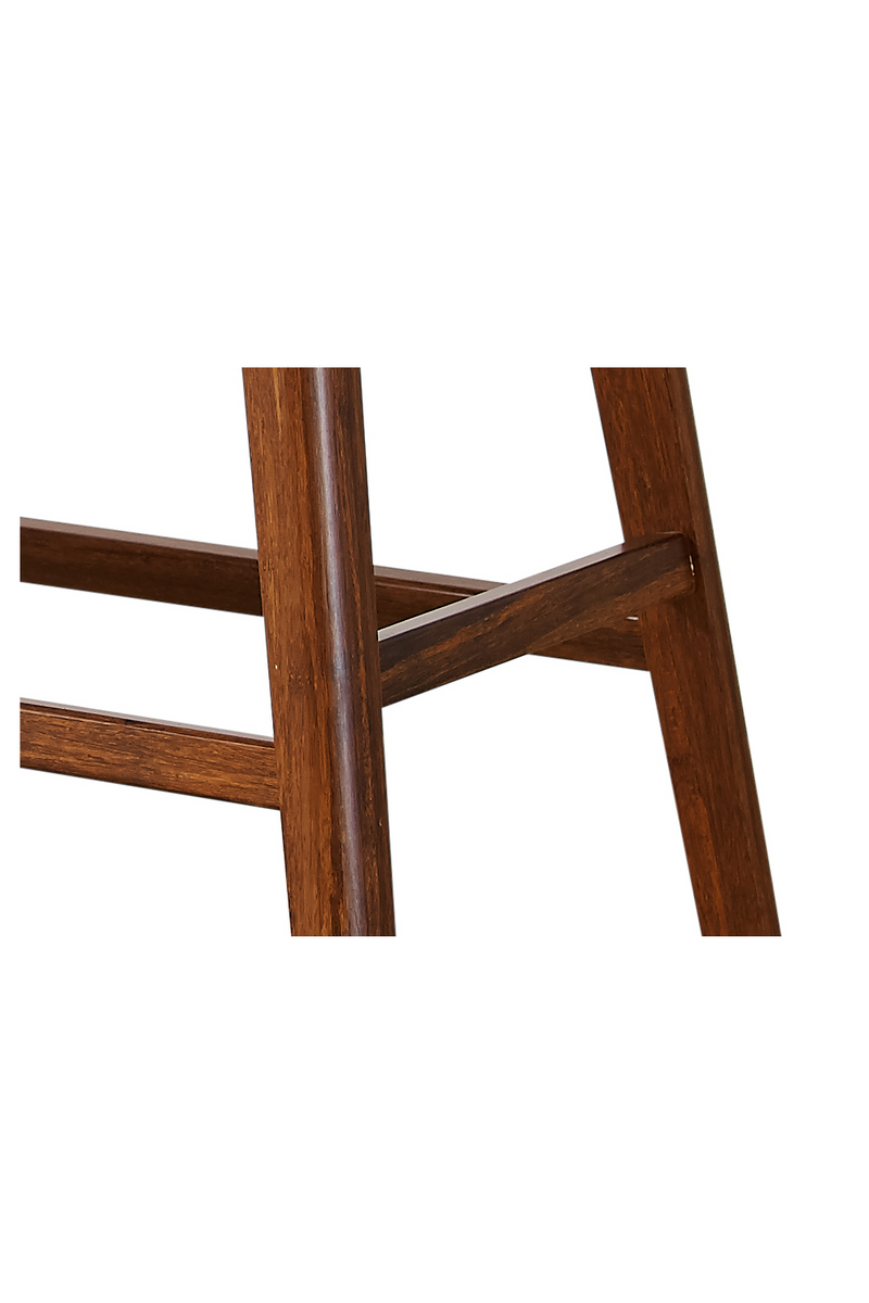 Exotic Bamboo Molded Counter Stools (2) | Greenington Terra | Woodfurniture.com