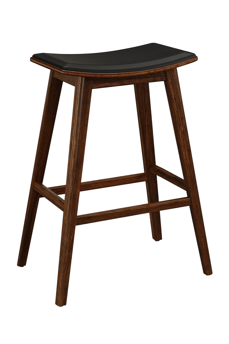 Exotic Bamboo Molded Counter Stools (2) | Greenington Terra | Woodfurniture.com