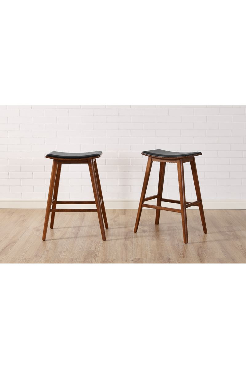 Exotic Bamboo Molded Counter Stools (2) | Greenington Terra | Woodfurniture.com