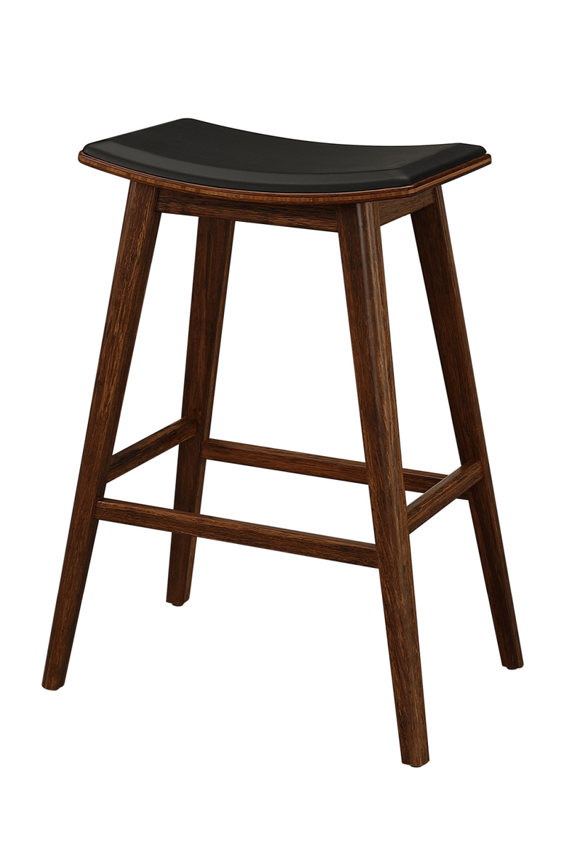 Exotic Bamboo Molded Counter Stools (2) | Greenington Terra | Woodfurniture.com