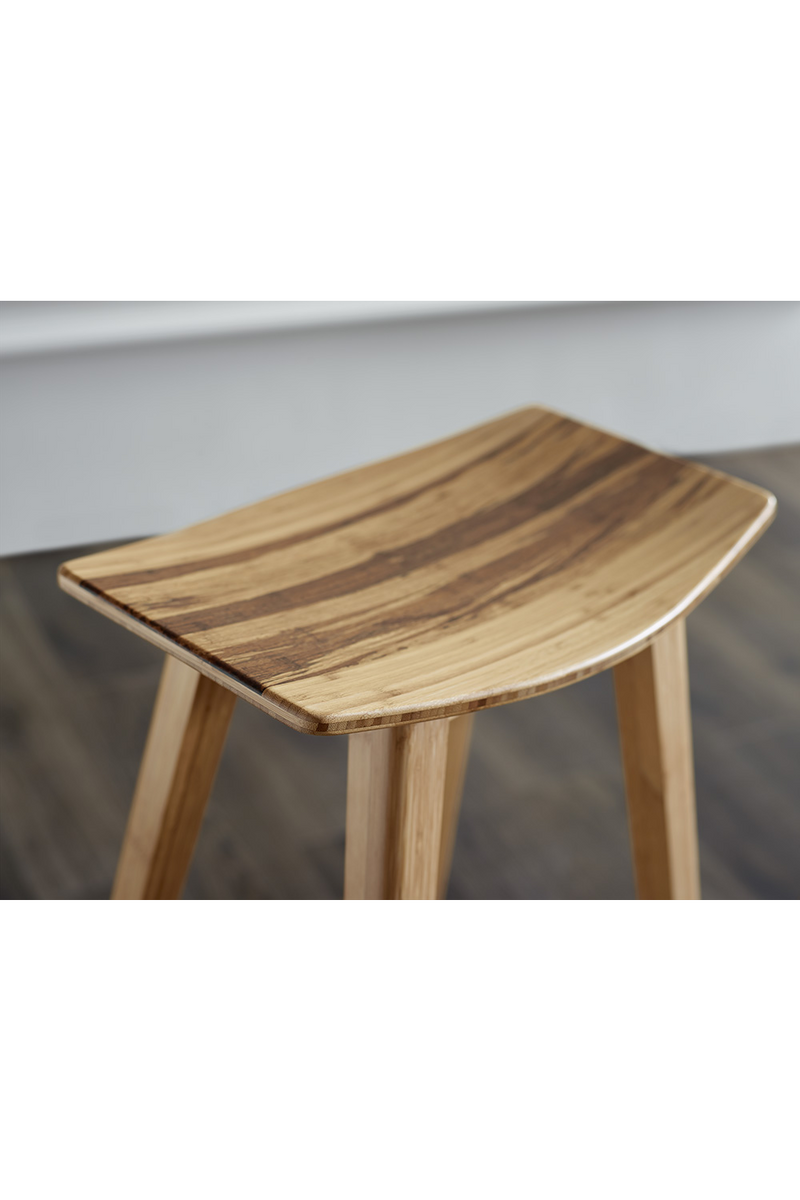 Caramelized Bamboo Counter Stools (2) | Greenington Tigris | Woodfurniture.com