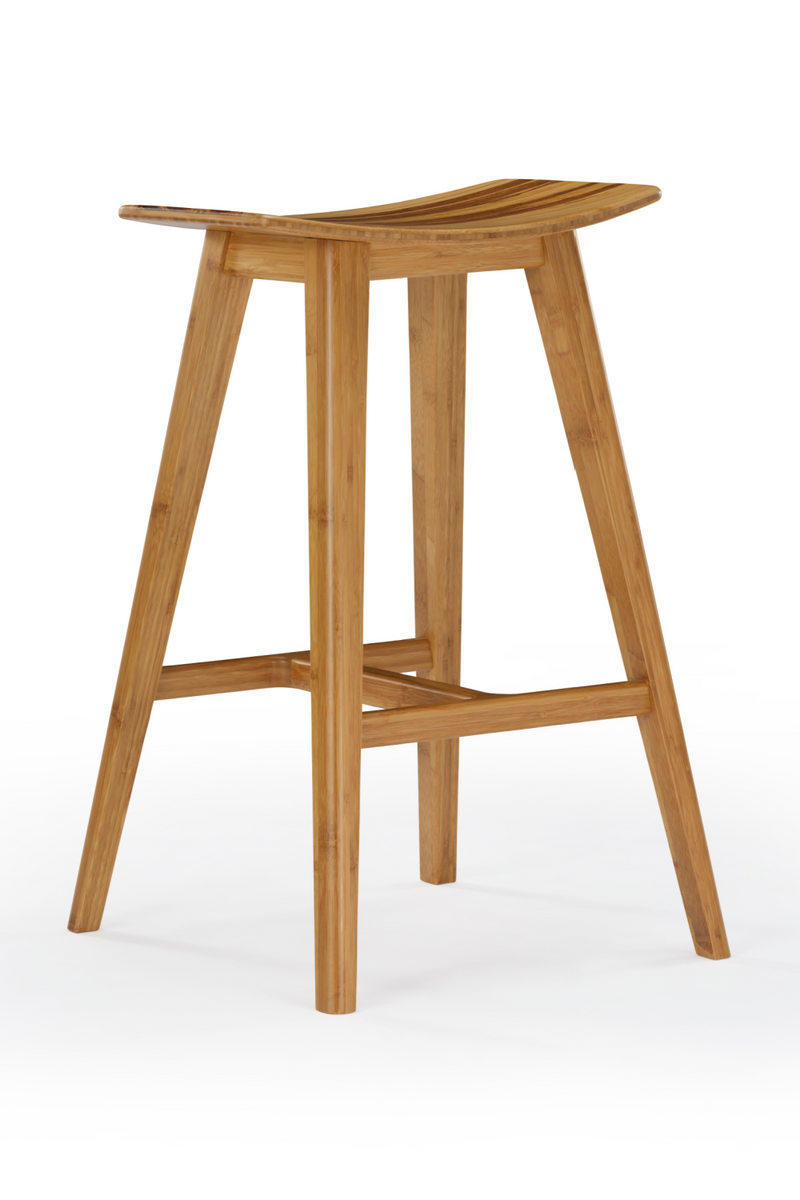 Caramelized Bamboo Counter Stools (2) | Greenington Tigris | Woodfurniture.com