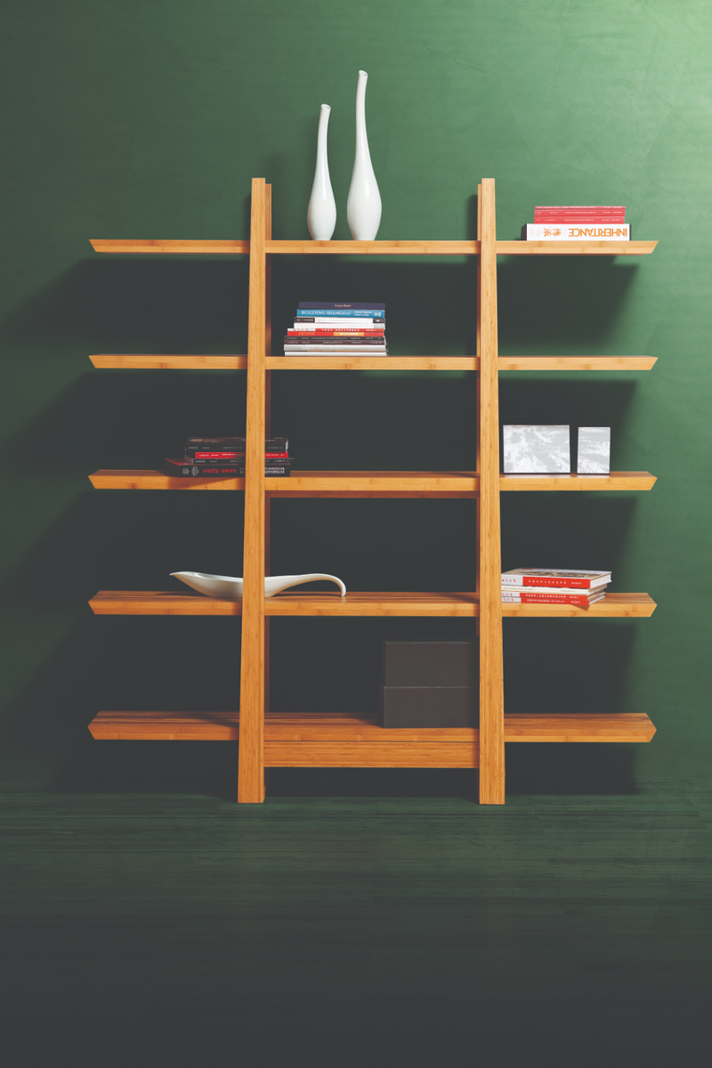 Caramelized Bamboo Shelf | Greenington Magnolia | Woodfurniture.com