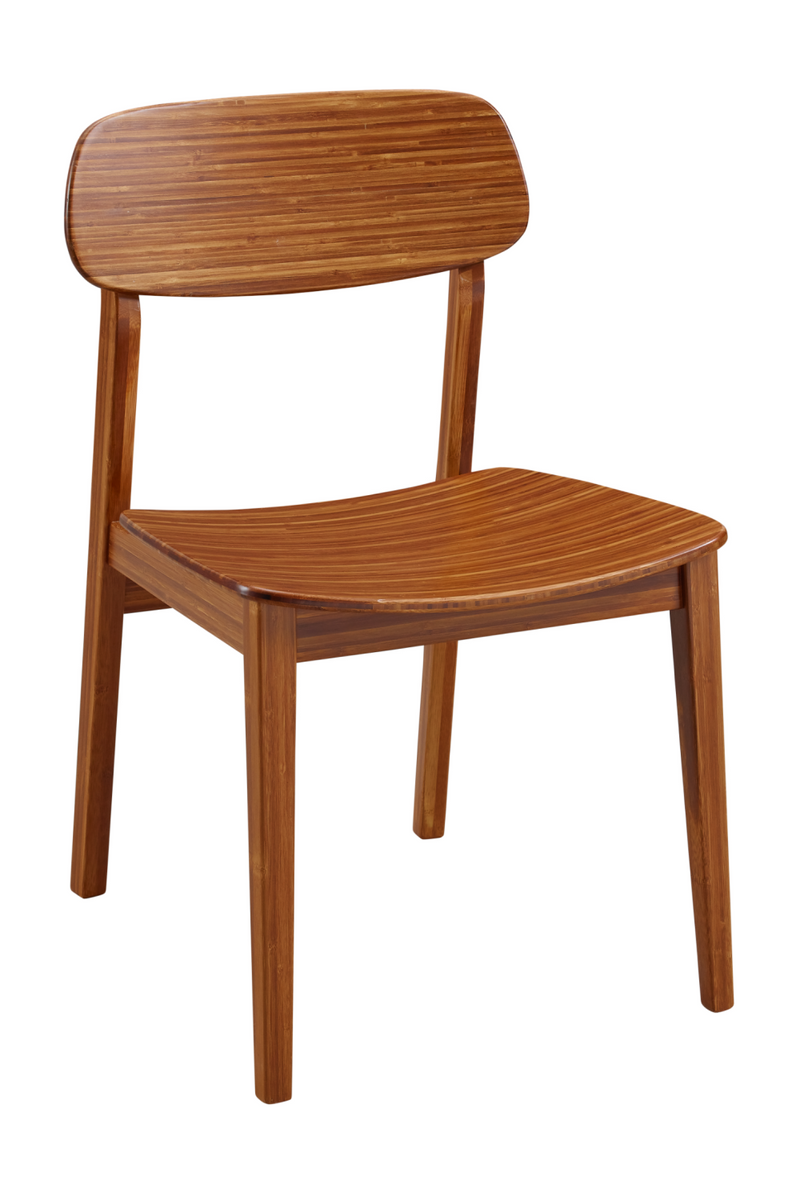 Bamboo Minimalist Dining Chair (Set of 2) | Greenington Currant | Oroatrade.com