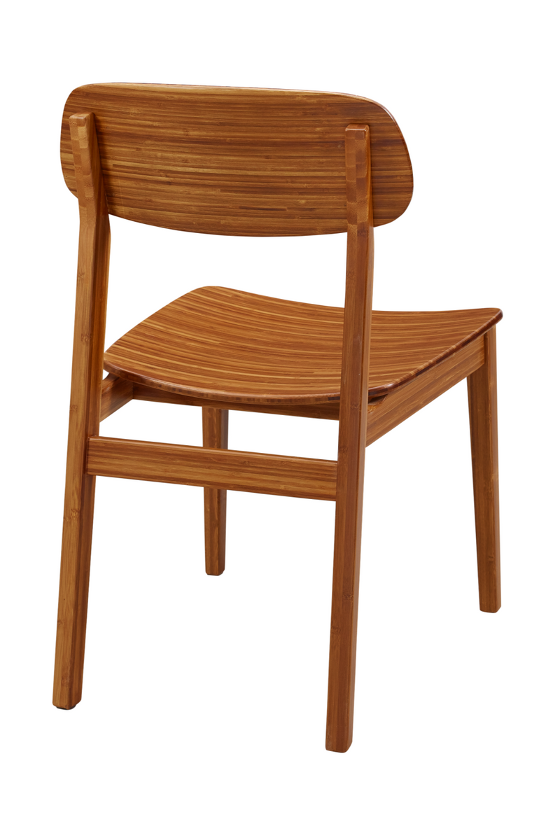 Bamboo Minimalist Dining Chair (Set of 2) | Greenington Currant | Oroatrade.com