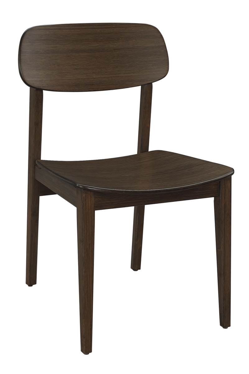 Bamboo Minimalist Dining Chair (Set of 2) | Greenington Currant | Oroatrade.com