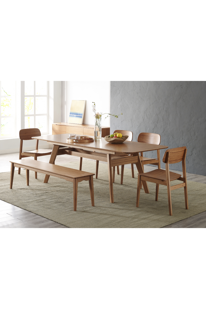 Bamboo Minimalist Dining Chair (Set of 2) | Greenington Currant | Oroatrade.com