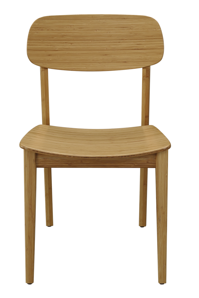 Bamboo Minimalist Dining Chair (Set of 2) | Greenington Currant | Oroatrade.com