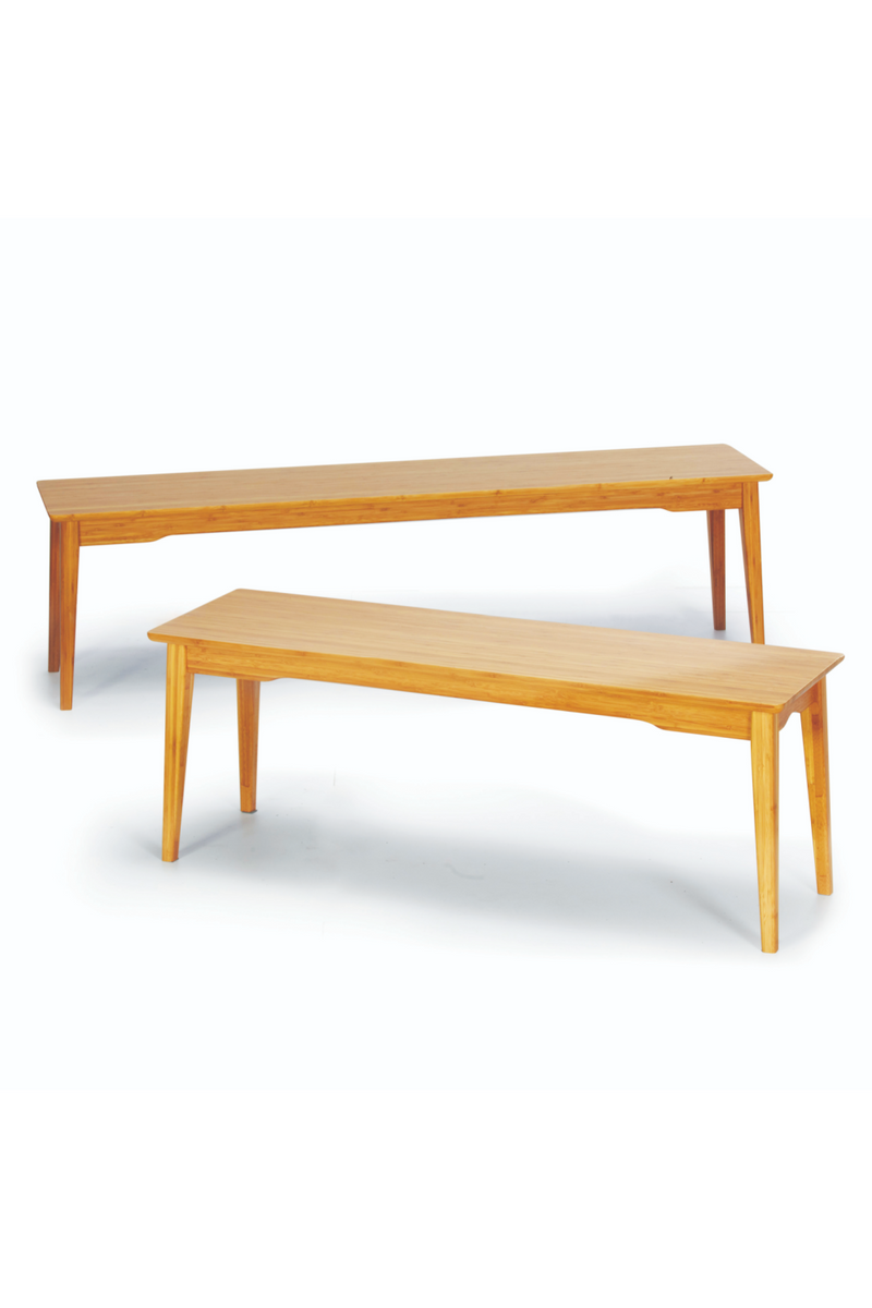 Scandinavian Bamboo Long Bench | Greenington Currant | Woodfurniture.com 