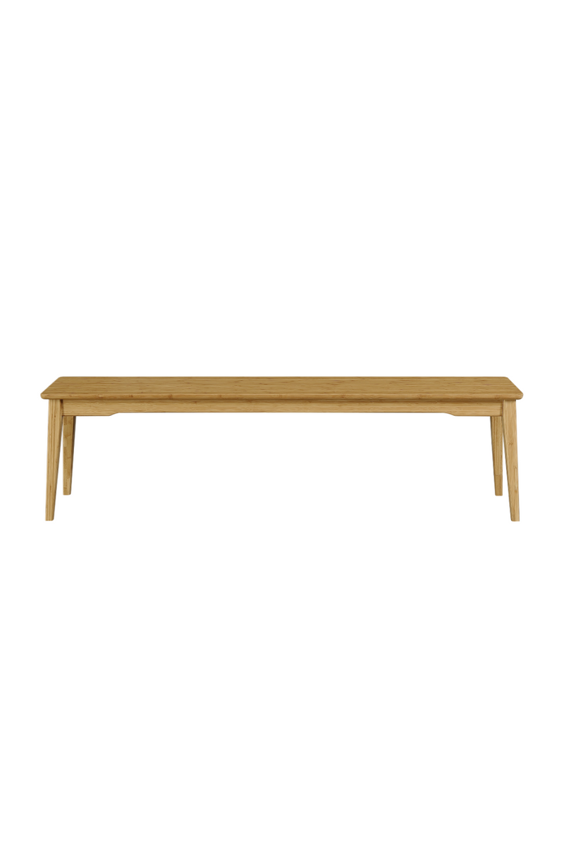 Scandinavian Bamboo Long Bench | Greenington Currant | Woodfurniture.com 