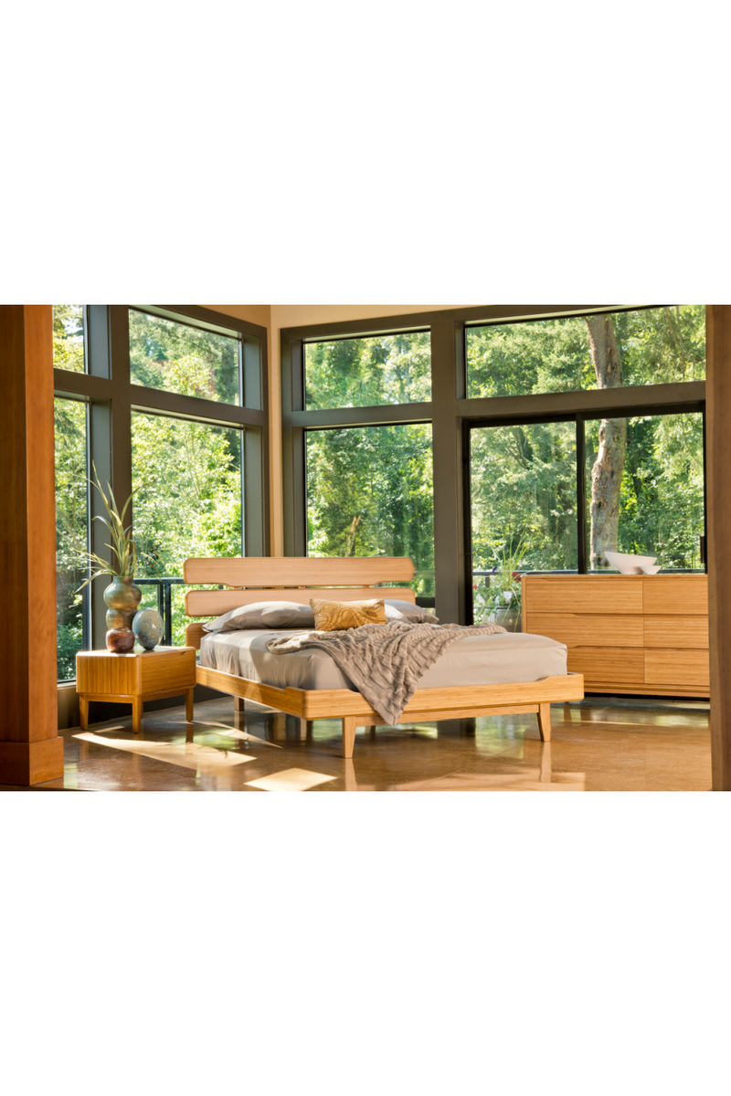 Scandinavian Platform Bed | Greenington Currant | Woodfurniture.com