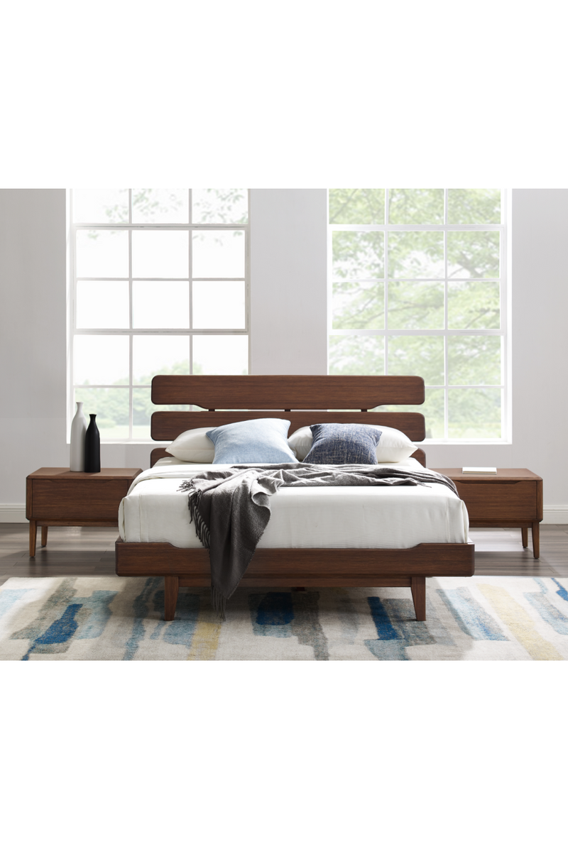 Scandinavian Platform Bed | Greenington Currant | Woodfurniture.com