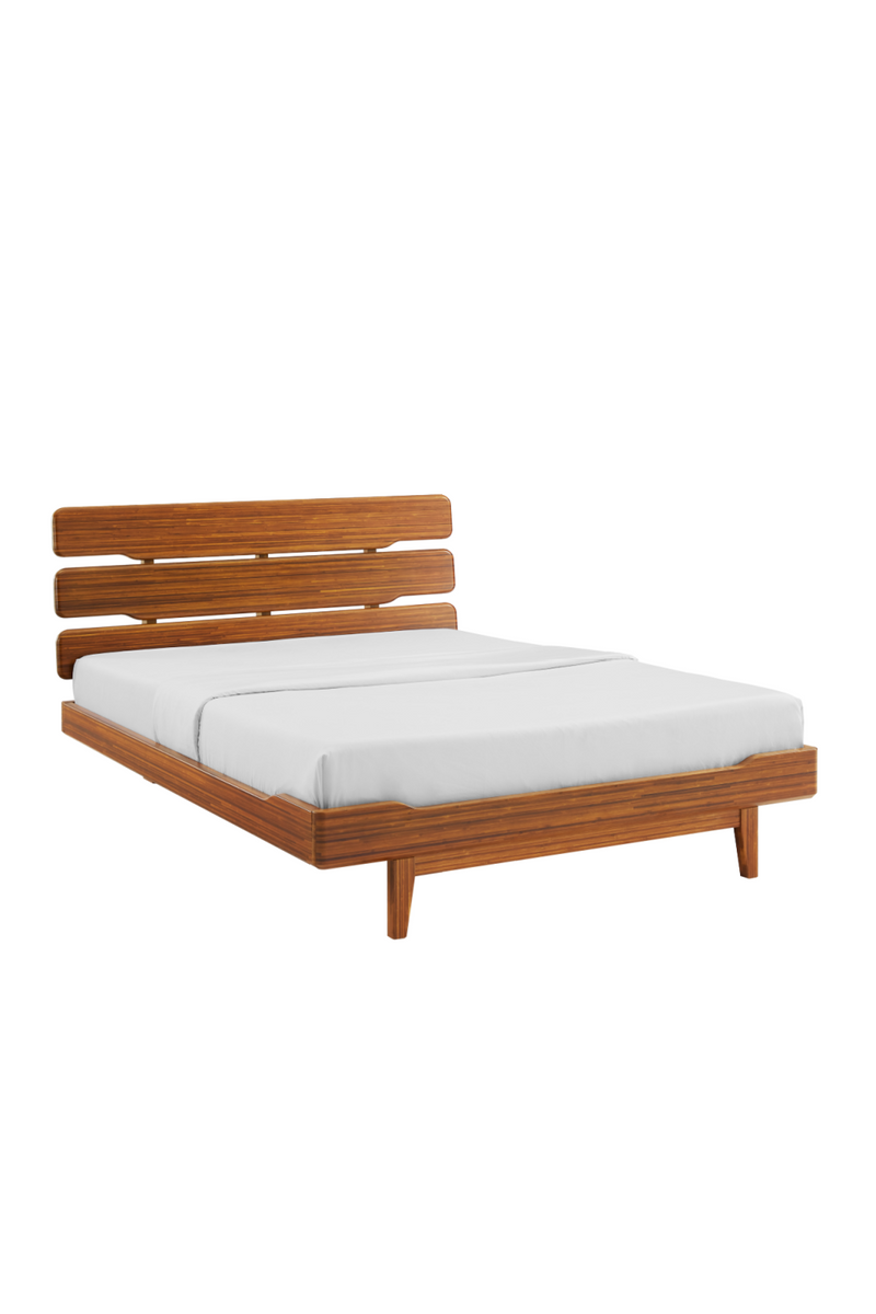 Bamboo Scandinavian Platform Bed | Greenington Currant | Woodfurniture.com