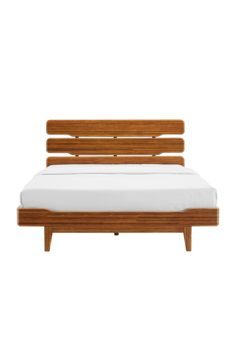 Bamboo Scandinavian Platform Bed | Greenington Currant | Woodfurniture.com