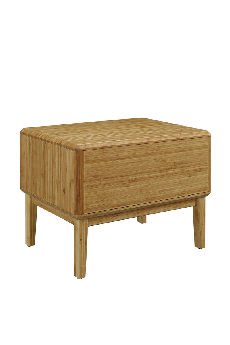 Solid Bamboo 1-Drawer Nightstand | Greenington Currant | Woodfurniture.com