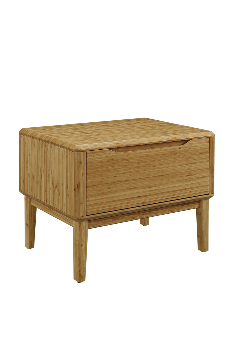 Solid Bamboo 1-Drawer Nightstand | Greenington Currant | Woodfurniture.com