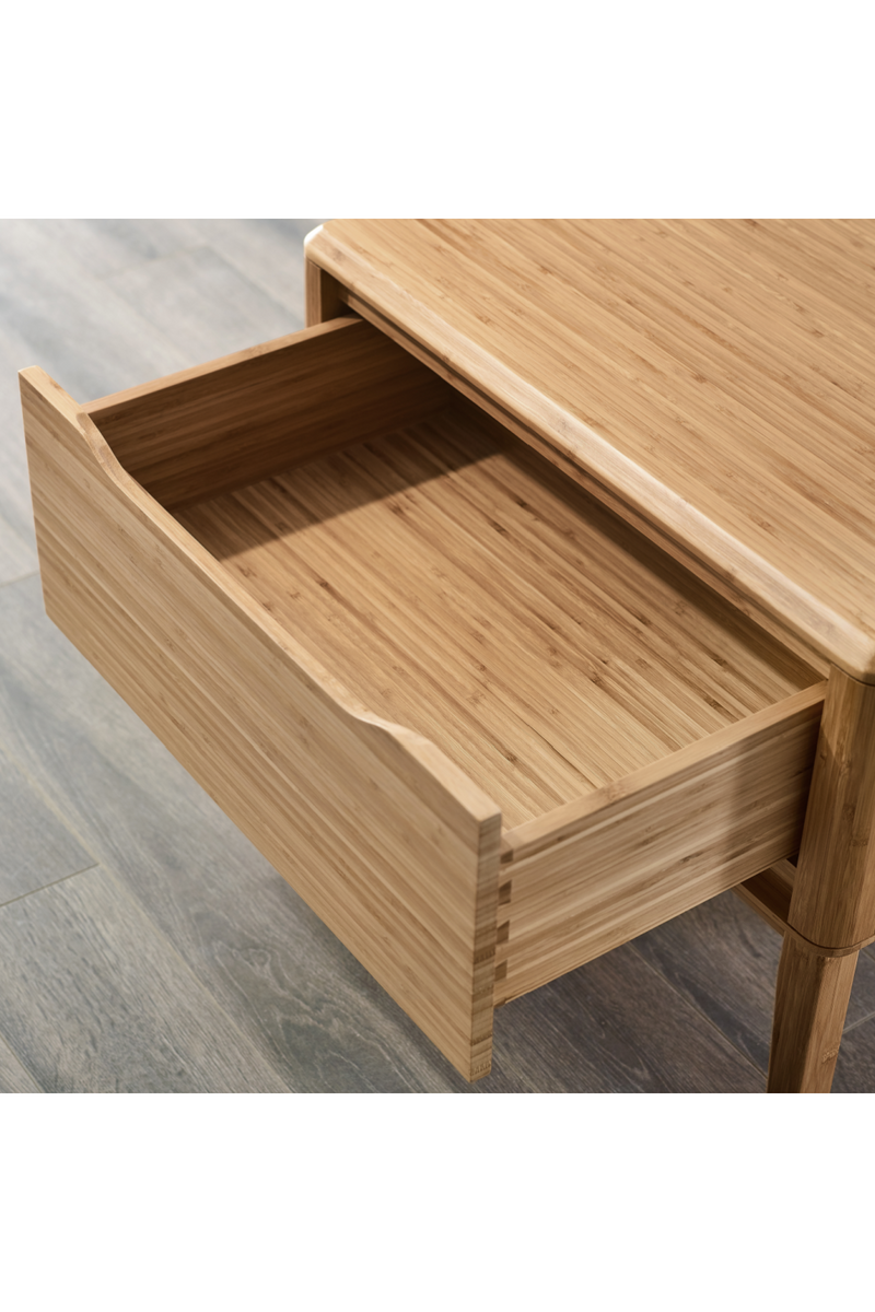 Solid Bamboo 1-Drawer Nightstand | Greenington Currant | Woodfurniture.com