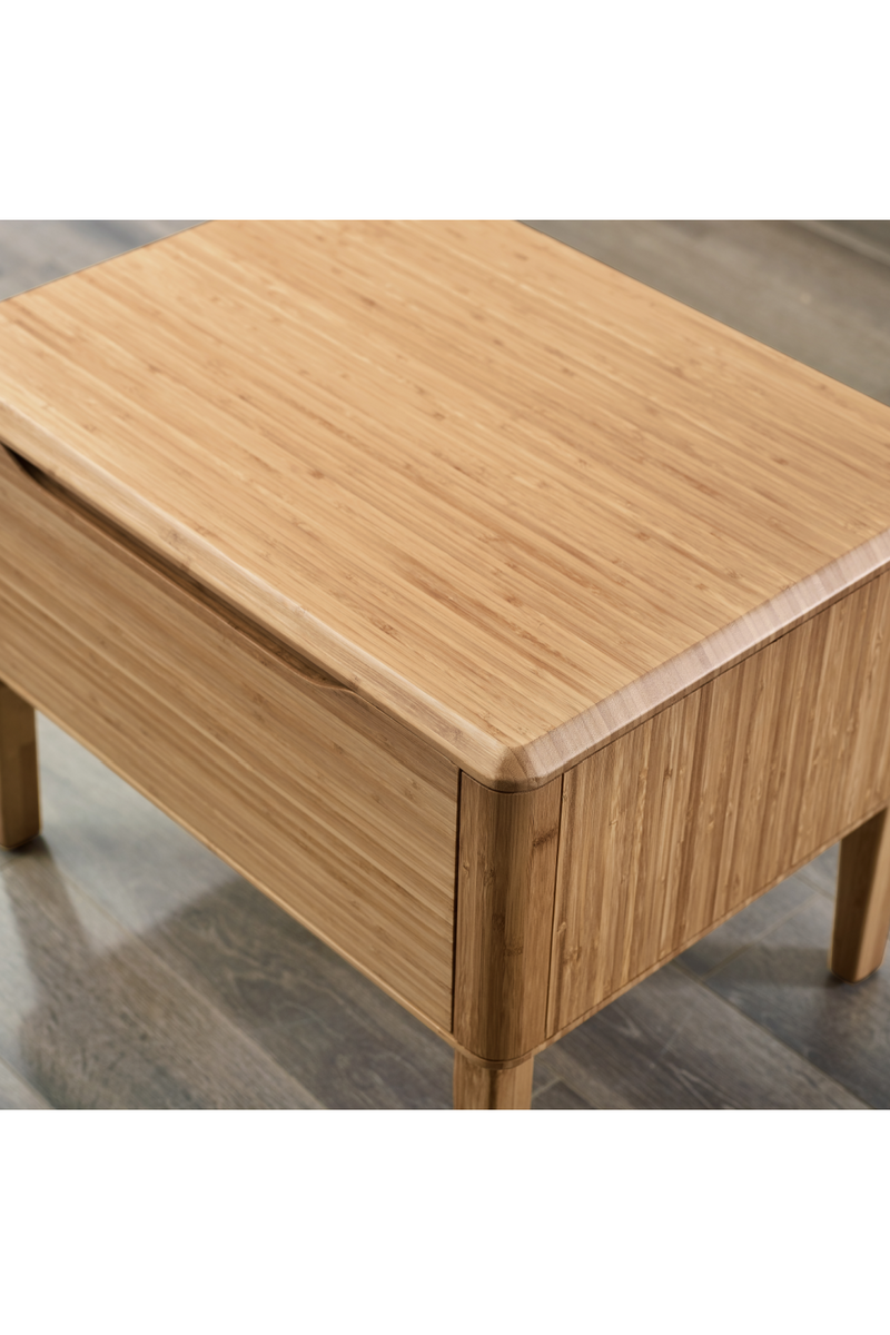 Solid Bamboo 1-Drawer Nightstand | Greenington Currant | Woodfurniture.com