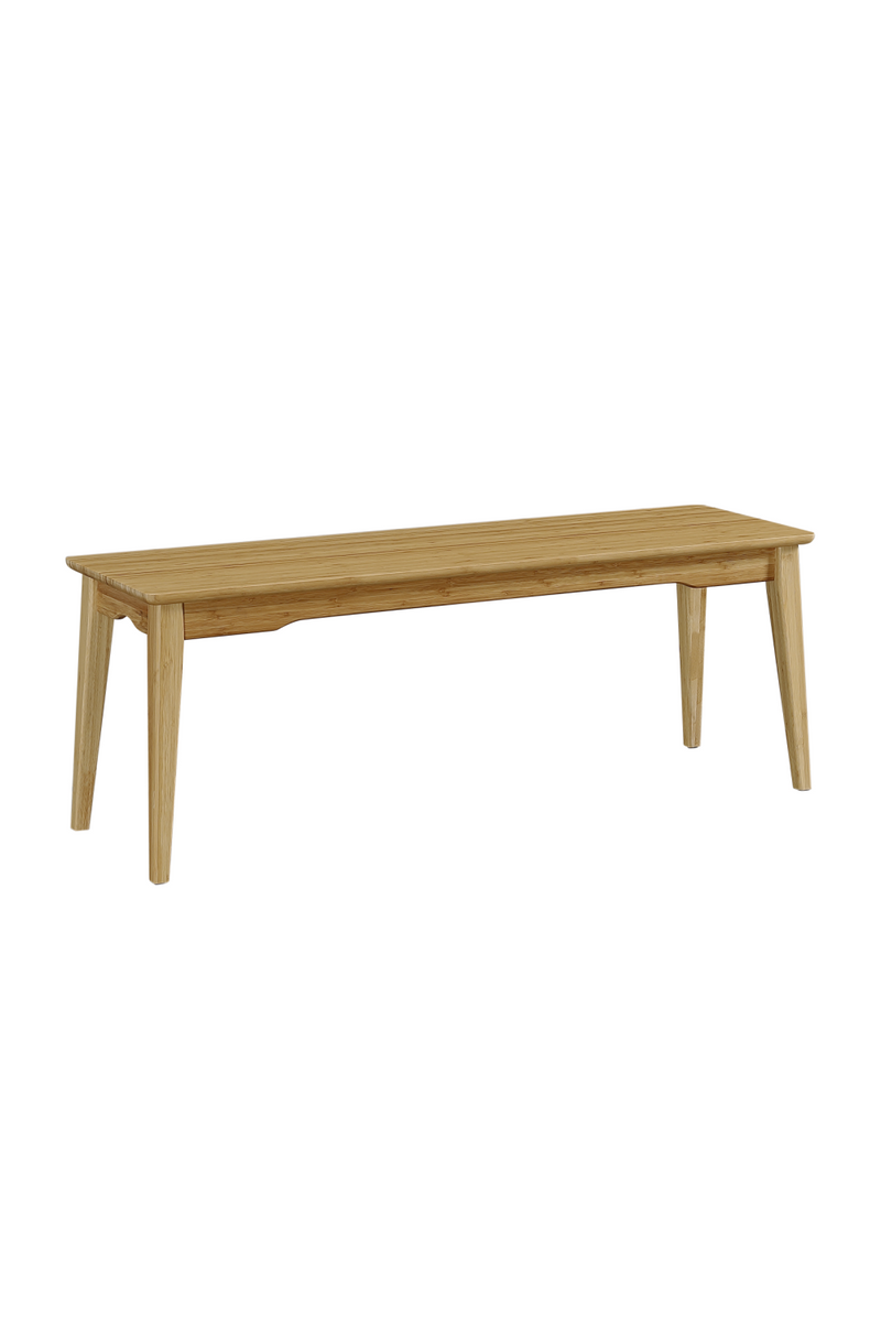 Scandinavian Bamboo Long Bench | Greenington Currant | Woodfurniture.com 