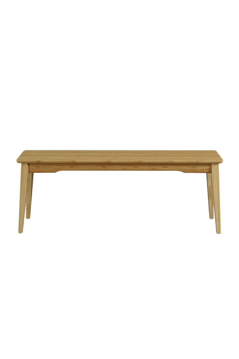 Scandinavian Bamboo Long Bench | Greenington Currant | Woodfurniture.com 