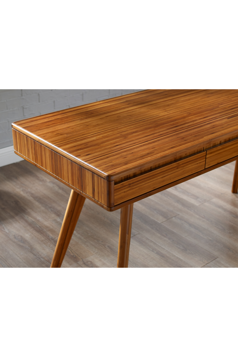 3-Drawer Bamboo Writing Desk | Greenington Currant | Woodfurniture.com