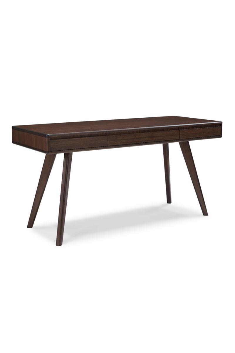 3-Drawer Bamboo Writing Desk | Greenington Currant | Woodfurniture.com