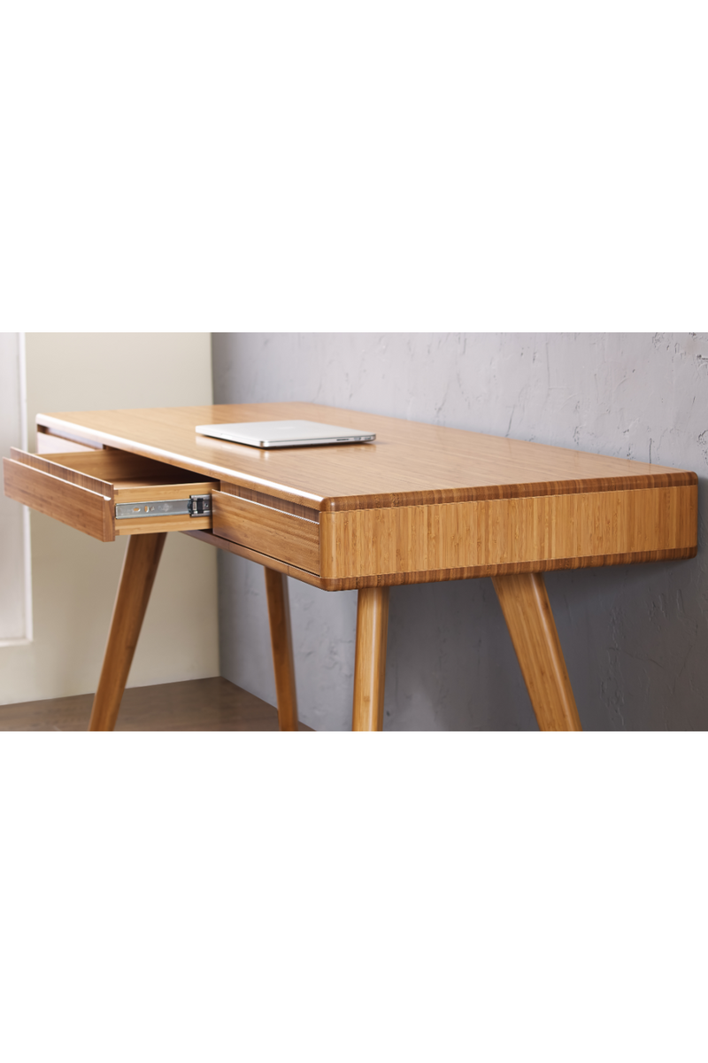 3-Drawer Bamboo Writing Desk | Greenington Currant | Woodfurniture.com